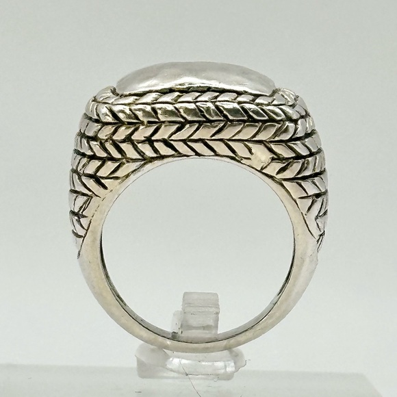 Silpada Retired Vintage R1646 Sterling Silver Hammered Ring Size 6.5 - Picture 4 of 10